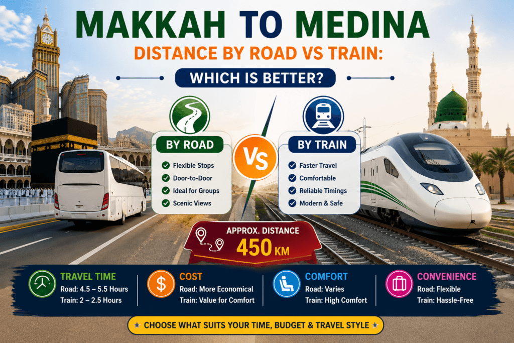 Makkah to Medina Transport
