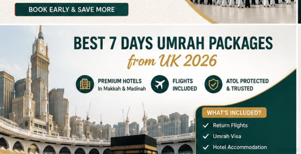 Best 7 Days Umrah Packages from UK